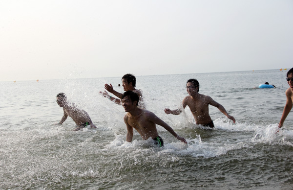 在大海一起追逐